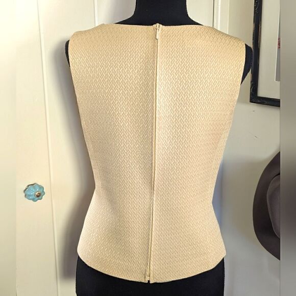 VTG MaxMara Pianoforte Wool Top 42 IT M Quiet Luxury Coastal 80s Chic Minimalist - Picture 6 of 11